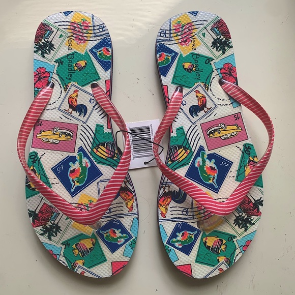 Vera Bradley Flip Flops - Picture 1 of 5